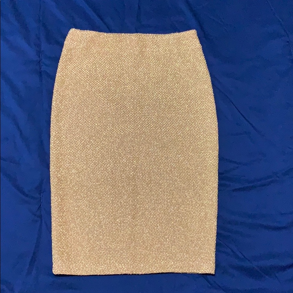Rose gold skirt